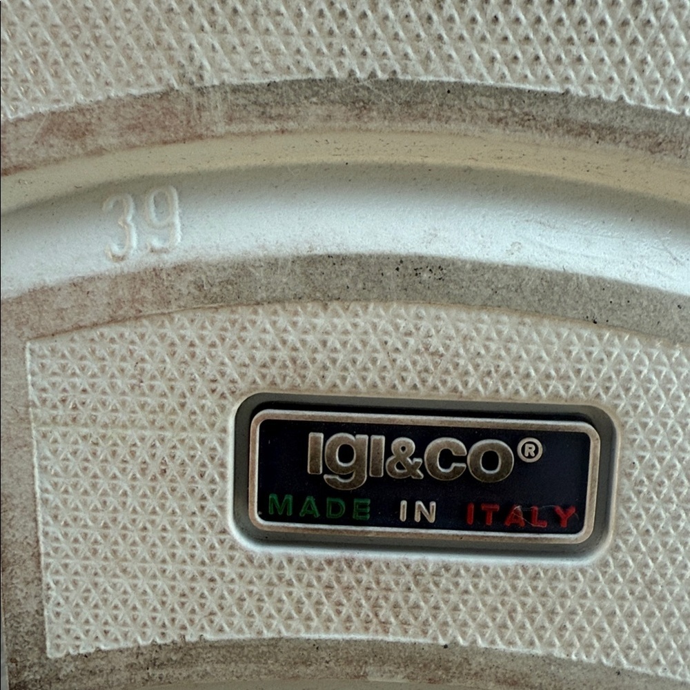 IGI & CO MADE ITALY 39 Women’s Beige and Brown Strappy Sandals - Picture 7 of 8